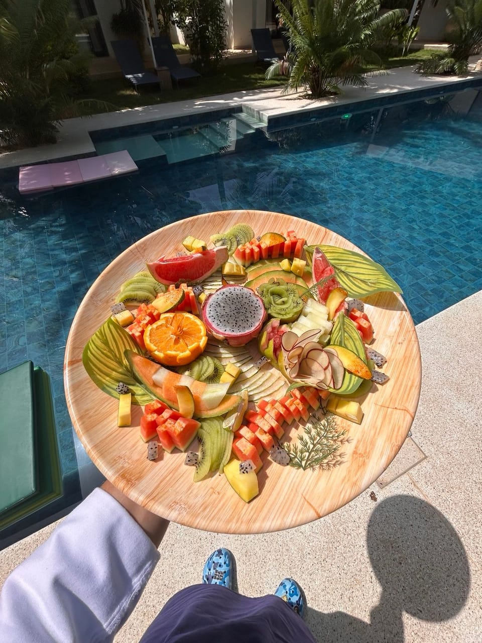 Plateau de fruits tropicaux